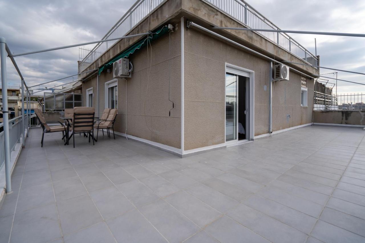 Athens Hideout Apt, Big Rooftop With City View公寓 外观 照片