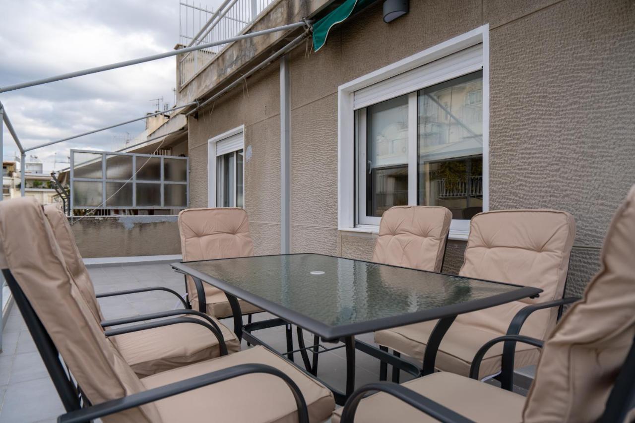 Athens Hideout Apt, Big Rooftop With City View公寓 外观 照片