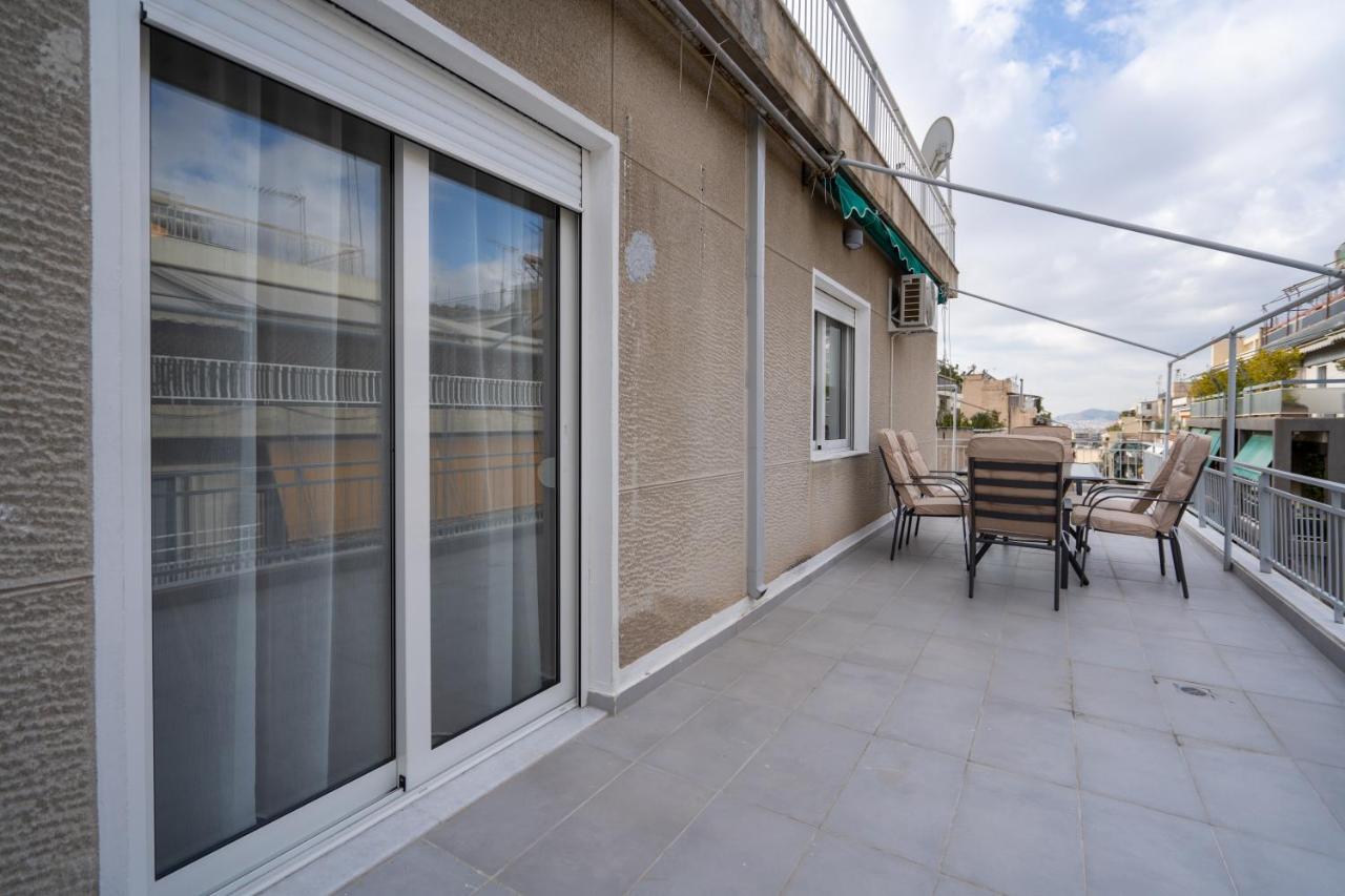 Athens Hideout Apt, Big Rooftop With City View公寓 外观 照片