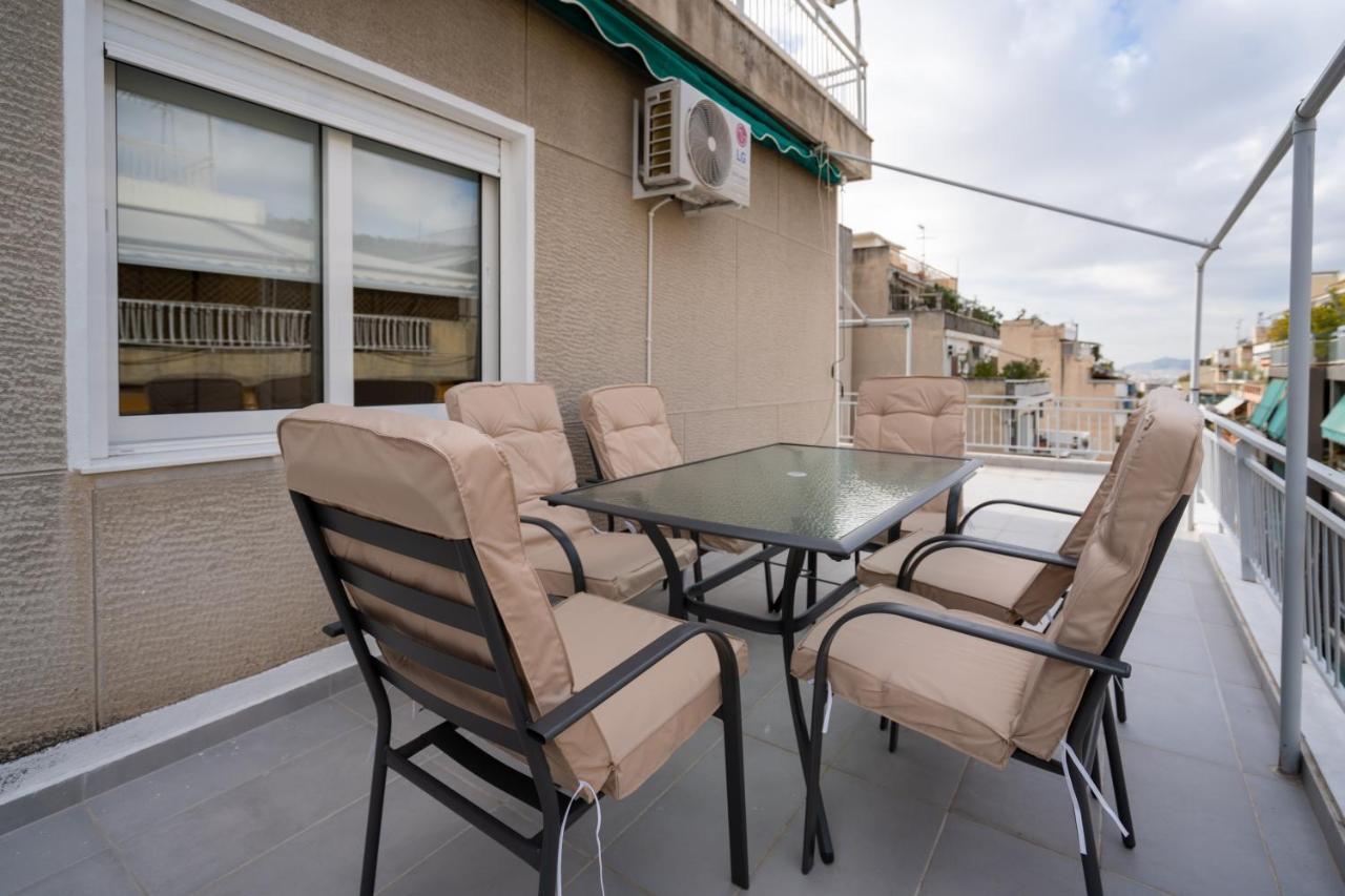 Athens Hideout Apt, Big Rooftop With City View公寓 外观 照片