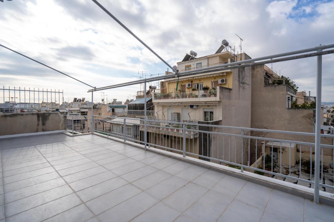 Athens Hideout Apt, Big Rooftop With City View公寓 外观 照片